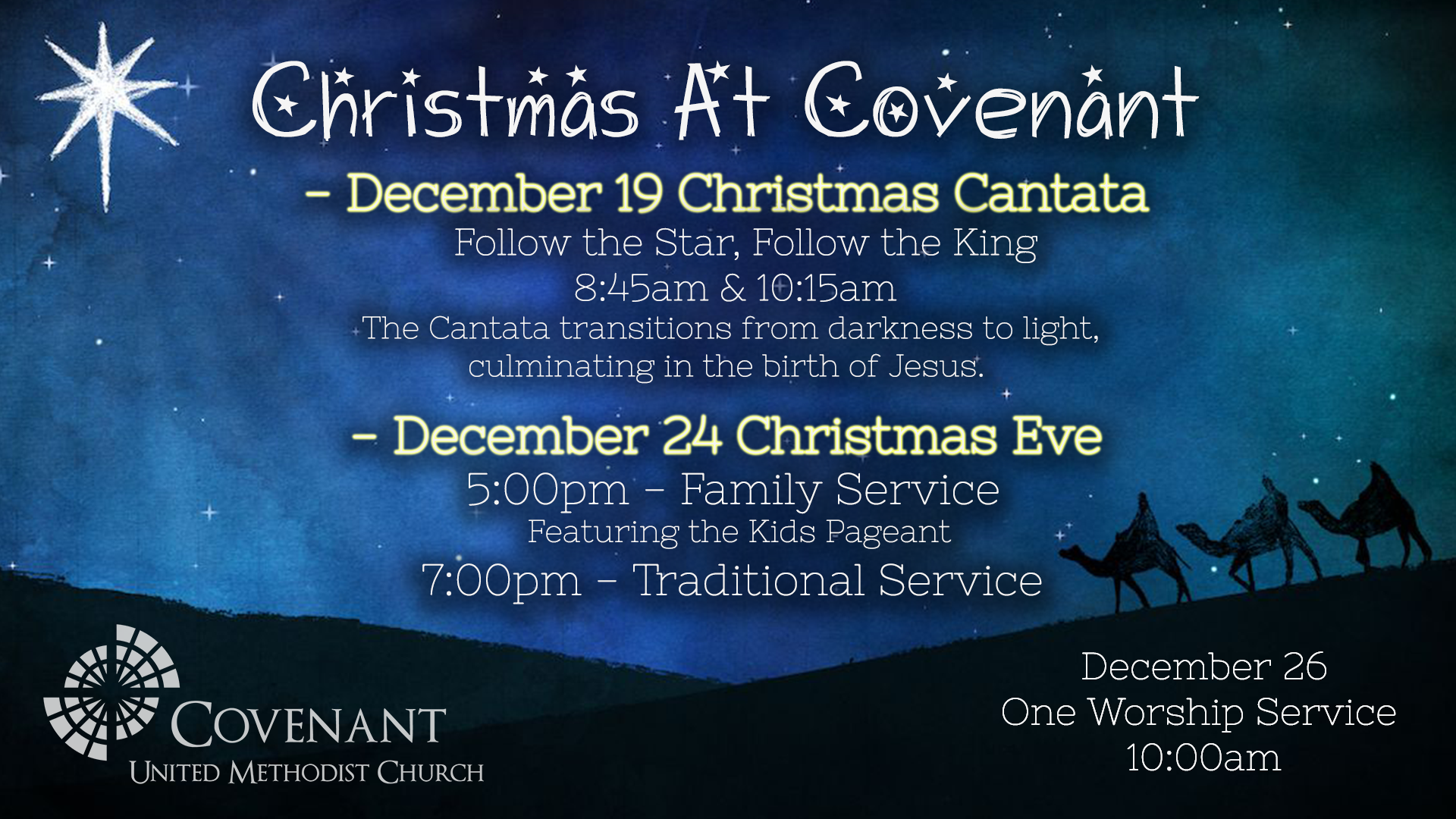 Christmas at Covenant | Covenant United Methodist Church